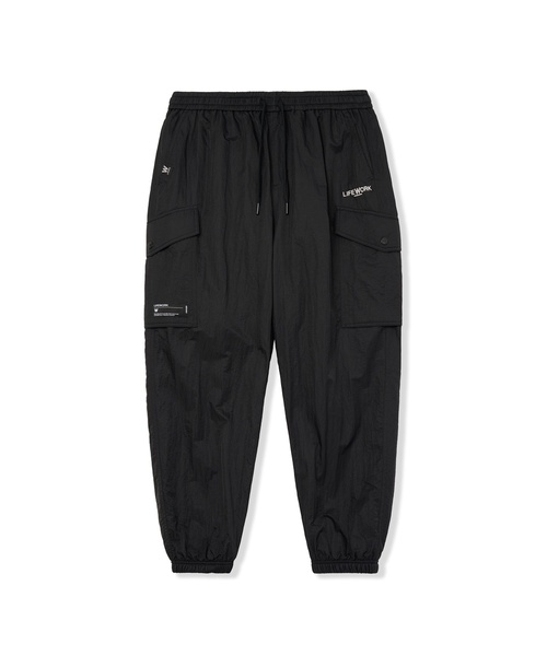LIFE WORK(ライフワーク)の「L1 フリースウォームジョガーパンツ(スウェットパンツ・メンズ・ブラック/ダークカーキ・LARGE/MEDIUM)」の2枚目の写真