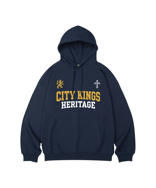 WILDROCK(ワイルドロック)の「CITY KINGS オーバーサイズパーカー_11 COL(パーカー・レディース・パープル/ブラウン/ピンク/バーガンディー/ネイビー/ダークグレー/ベージュ/ブルー/チャコール/アイボリー/ブラック・LARGE/SMALL/MEDIUM)」の7枚目の写真