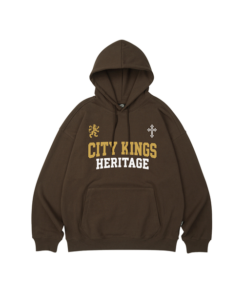 WILDROCK(ワイルドロック)の「CITY KINGS オーバーサイズパーカー_11 COL(パーカー・レディース・パープル/ブラウン/ピンク/バーガンディー/ネイビー/ダークグレー/ベージュ/ブルー/チャコール/アイボリー/ブラック・LARGE/SMALL/MEDIUM)」の5枚目の写真