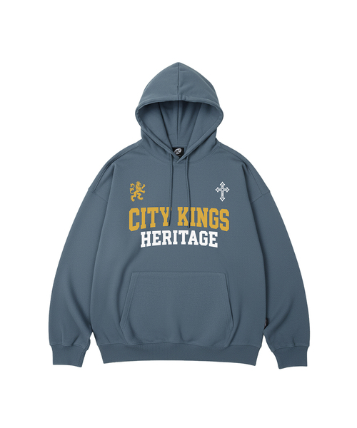 WILDROCK(ワイルドロック)の「CITY KINGS オーバーサイズパーカー_11 COL(パーカー・レディース・パープル/ブラウン/ピンク/バーガンディー/ネイビー/ダークグレー/ベージュ/ブルー/チャコール/アイボリー/ブラック・LARGE/SMALL/MEDIUM)」の8枚目の写真