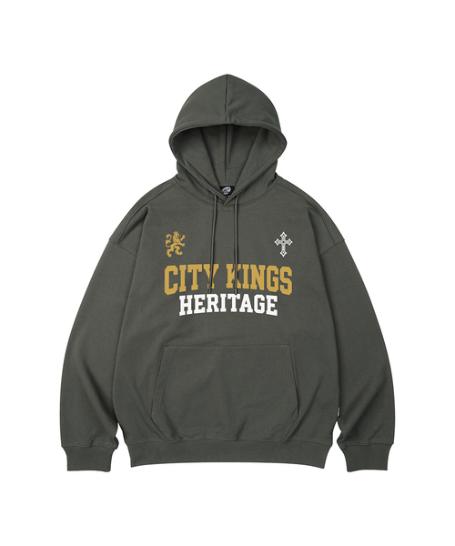 WILDROCK(ワイルドロック)の「CITY KINGS オーバーサイズパーカー_11 COL(パーカー・レディース・パープル/ブラウン/ピンク/バーガンディー/ネイビー/ダークグレー/ベージュ/ブルー/チャコール/アイボリー/ブラック・LARGE/SMALL/MEDIUM)」の4枚目の写真