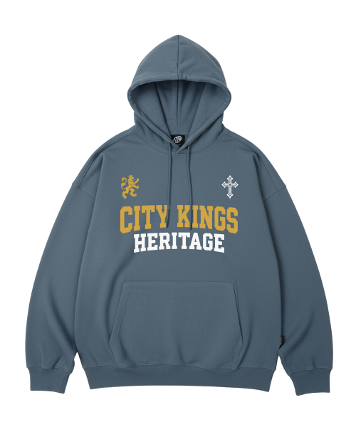 WILDROCK(ワイルドロック)の「CITY KINGS オーバーサイズパーカー_11 COL(パーカー・レディース・パープル/ブラウン/ピンク/バーガンディー/ネイビー/ダークグレー/ベージュ/ブルー/チャコール/アイボリー/ブラック・LARGE/SMALL/MEDIUM)」の17枚目の写真