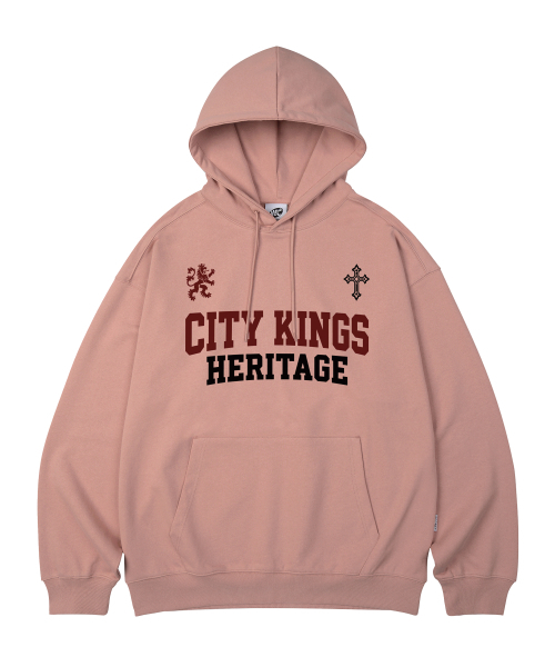 WILDROCK(ワイルドロック)の「CITY KINGS オーバーサイズパーカー_11 COL(パーカー・レディース・パープル/ブラウン/ピンク/バーガンディー/ネイビー/ダークグレー/ベージュ/ブルー/チャコール/アイボリー/ブラック・LARGE/SMALL/MEDIUM)」の13枚目の写真