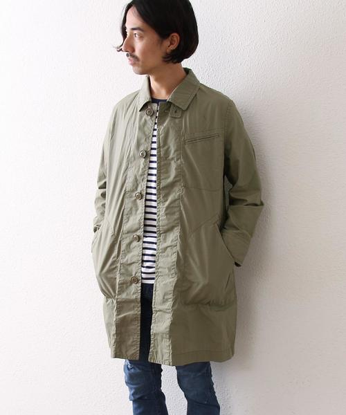coen(コーエン)の「【MBC】ダンプルーフステンカラーコート(ステンカラーコート・メンズ・ベージュ/オリーブ・SMALL/MEDIUM/LARGE/X-LARGE)」の1枚目の写真