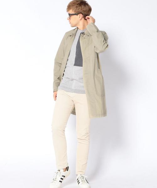 coen(コーエン)の「【MBC】ダンプルーフステンカラーコート(ステンカラーコート・メンズ・ベージュ/オリーブ・SMALL/MEDIUM/LARGE/X-LARGE)」の7枚目の写真