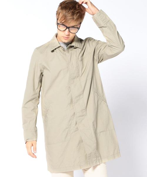 coen(コーエン)の「【MBC】ダンプルーフステンカラーコート(ステンカラーコート・メンズ・ベージュ/オリーブ・SMALL/MEDIUM/LARGE/X-LARGE)」の8枚目の写真