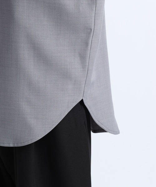 RAGEBLUE（レイジブルー）の「FLOWER EMBROIDERED COLLAR SHIRTS/襟フラワー刺繍シャツ（シャツ/ブラウス・メンズ・ホワイト/ブラック/グレー・MEDIUM/LARGE）」の15枚目の写真