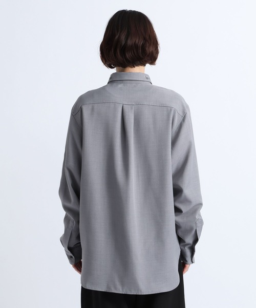 RAGEBLUE（レイジブルー）の「FLOWER EMBROIDERED COLLAR SHIRTS/襟フラワー刺繍シャツ（シャツ/ブラウス・メンズ・ホワイト/ブラック/グレー・MEDIUM/LARGE）」の11枚目の写真