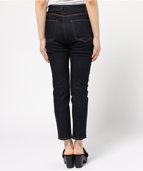 Kastane（カスタネ）の「ハイウエストデニムパンツ（デニムパンツ・レディース・ネイビー・1/2）」の4枚目の写真