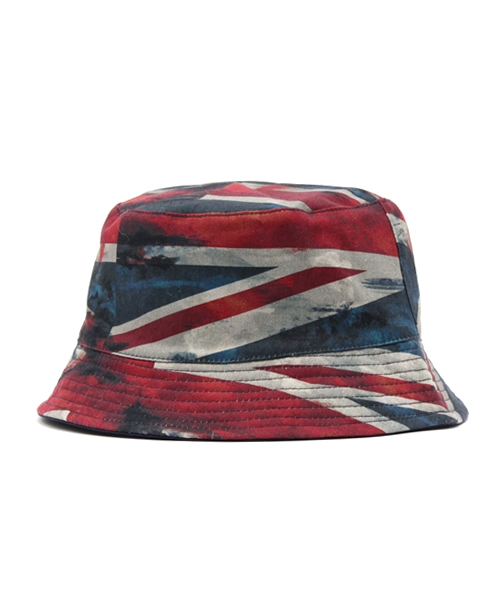 Pretty Green（プリティーグリーン）の「ユニオンジャック バケットハット（ハット・メンズ・レッド/グレー・M/L/S/M）」の8枚目の写真