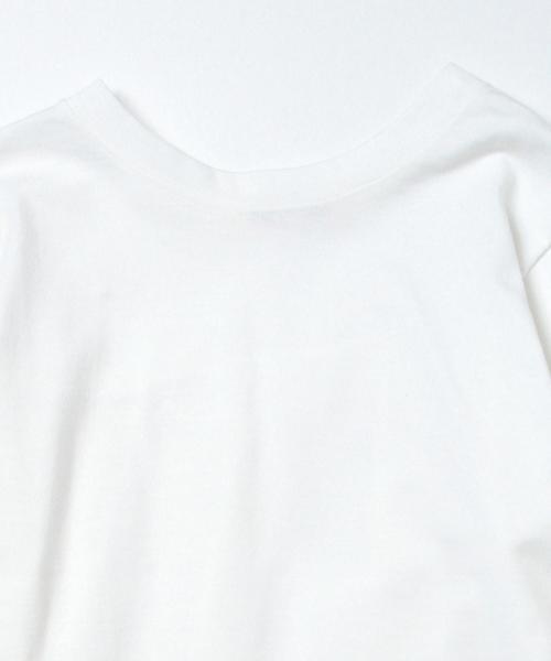 Ray BEAMS（レイビームス）の「▼【Ray BEAMS / バックフレア クルーネック Tシャツ】（Tシャツ/カットソー・レディース・オフホワイト/ブラック/その他1・ONE SIZE）」の10枚目の写真
