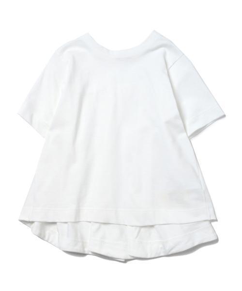 Ray BEAMS（レイビームス）の「▼【Ray BEAMS / バックフレア クルーネック Tシャツ】（Tシャツ/カットソー・レディース・オフホワイト/ブラック/その他1・ONE SIZE）」の22枚目の写真