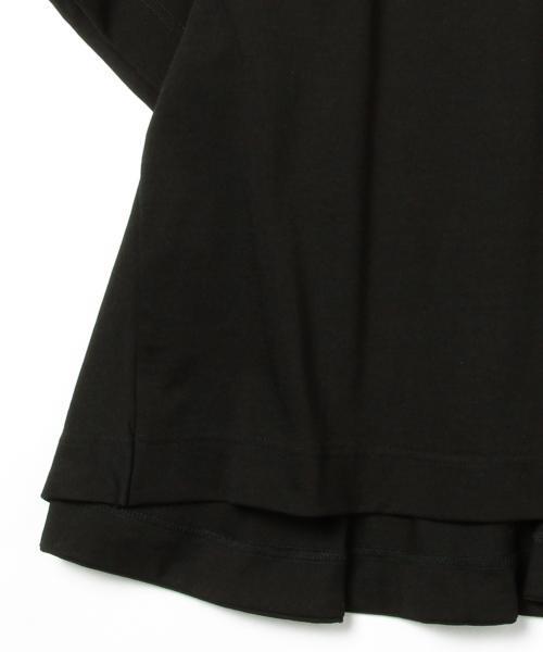 Ray BEAMS（レイビームス）の「▼【Ray BEAMS / バックフレア クルーネック Tシャツ】（Tシャツ/カットソー・レディース・オフホワイト/ブラック/その他1・ONE SIZE）」の16枚目の写真