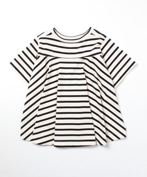 Ray BEAMS（レイビームス）の「▼【Ray BEAMS / バックフレア クルーネック Tシャツ】（Tシャツ/カットソー・レディース・オフホワイト/ブラック/その他1・ONE SIZE）」の18枚目の写真