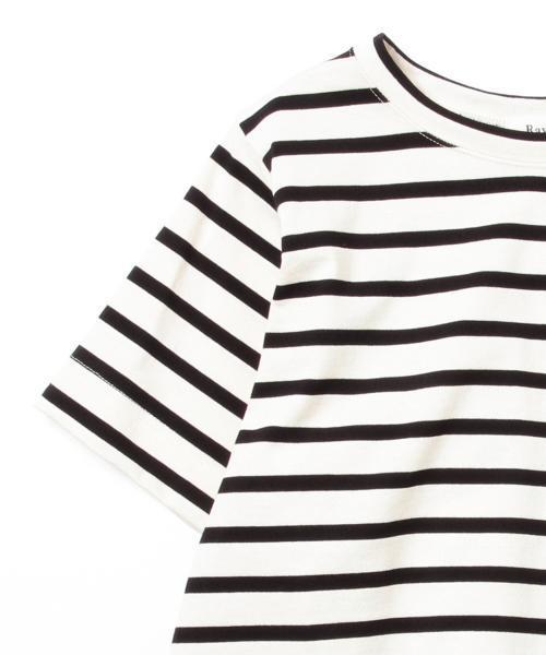 Ray BEAMS（レイビームス）の「▼【Ray BEAMS / バックフレア クルーネック Tシャツ】（Tシャツ/カットソー・レディース・オフホワイト/ブラック/その他1・ONE SIZE）」の12枚目の写真