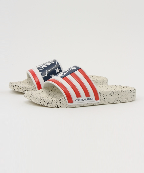HYSTERIC GLAMOUR（ヒステリックグラマー）の「STARS&STRIPES スライダー（サンダル・メンズ・マルチ・MEDIUM/SMALL）」の6枚目の写真