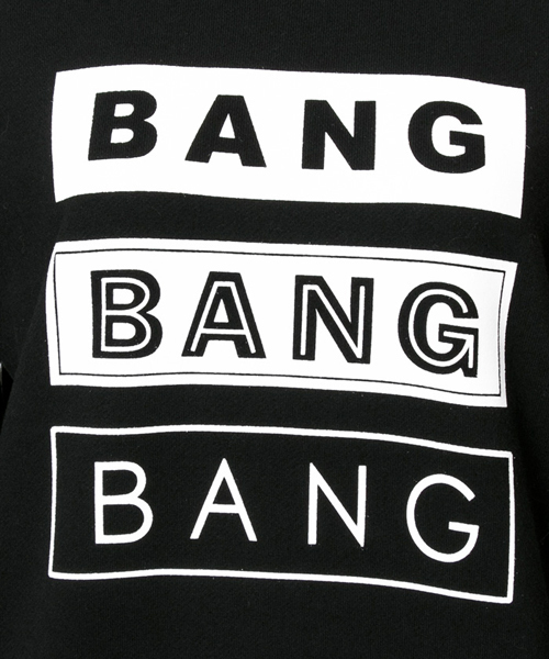 GUILD PRIME（ギルドプライム）の「【GUILD PRIME】WOMENS タイポグラフィーアームスタースウェット（スウェット・レディース・ホワイト/ピンク/ブラック・36/34）」の5枚目の写真