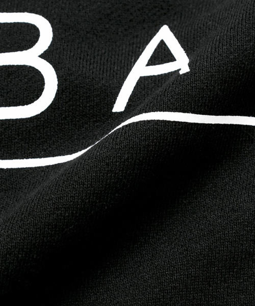 GUILD PRIME（ギルドプライム）の「【GUILD PRIME】WOMENS タイポグラフィーアームスタースウェット（スウェット・レディース・ホワイト/ピンク/ブラック・36/34）」の6枚目の写真