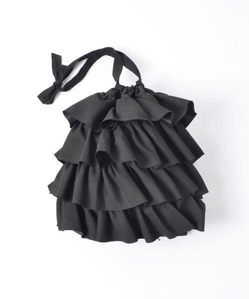 Khaju（カージュ）の「casselini: フリルトート（トートバッグ・レディース・ブラック/ピンク/ブラウン・ONE SIZE）」の16枚目の写真