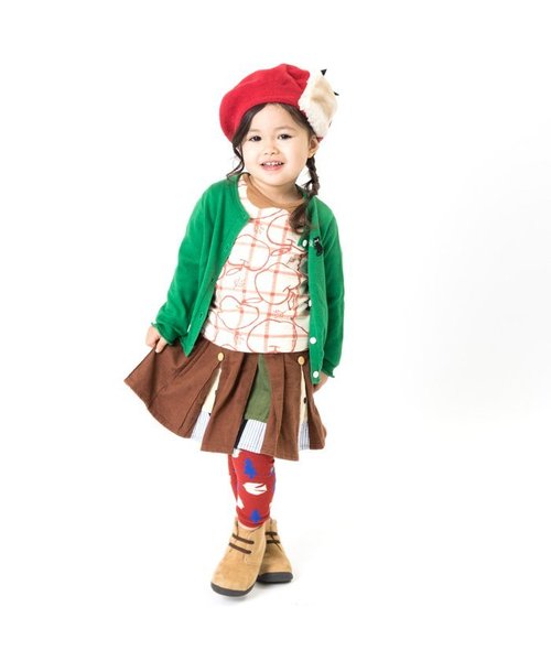 Petit jam(プチジャム)の「秋の3柄長袖Tシャツ(Tシャツ/カットソー・キッズ・ブルー/グレー/オレンジ/パープル/イエロー/ミント・95/110/130/100/120/80/90)」の16枚目の写真