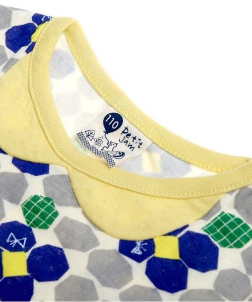 Petit jam(プチジャム)の「秋の3柄長袖Tシャツ(Tシャツ/カットソー・キッズ・ブルー/グレー/オレンジ/パープル/イエロー/ミント・95/110/130/100/120/80/90)」の7枚目の写真