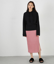 MOUSSY | VELOUR PLEATS SKIRT J(スカート)