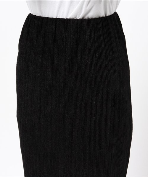 MOUSSY（マウジー）の「VELOUR PLEATS SKIRT J（スカート・レディース・ピンク/ブラック/ダークグリーン・FREE）」の7枚目の写真