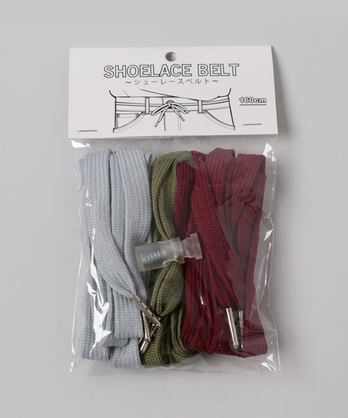 WEGO（ウィゴー）の「WEGO/【3点セット】シューレースベルト（ベルト・メンズ・その他4/その他1/その他2/その他3/その他5・FREE）」の2枚目の写真