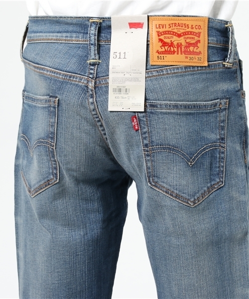 Levi's(リーバイス)の「【LEVI'S】511(TM) SLIM アンティークウォッシュ(デニムパンツ・メンズ・インディゴブルー・28inch/33inch/31inch/34inch/30inch/32inch/29inch)」の11枚目の写真