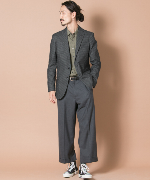 URBAN RESEARCH（アーバンリサーチ）の「URBAN RESEARCH プリントトラベルJKT（テーラードジャケット・メンズ・グレー系その他/ブルー系その他・LARGE/MEDIUM）」の6枚目の写真