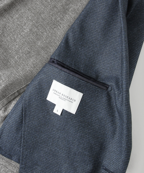 URBAN RESEARCH（アーバンリサーチ）の「URBAN RESEARCH プリントトラベルJKT（テーラードジャケット・メンズ・グレー系その他/ブルー系その他・LARGE/MEDIUM）」の14枚目の写真