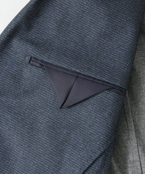 URBAN RESEARCH（アーバンリサーチ）の「URBAN RESEARCH プリントトラベルJKT（テーラードジャケット・メンズ・グレー系その他/ブルー系その他・LARGE/MEDIUM）」の15枚目の写真