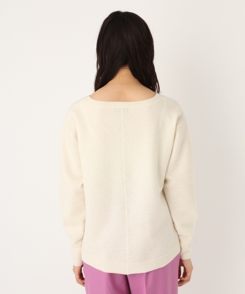 A part by（アパートバイ）の「12GWアッシュクVPOLS　738749 （ニット/セーター・レディース・グレー/ブラック/ホワイト/キャメル/ピンク・FREE）」の12枚目の写真