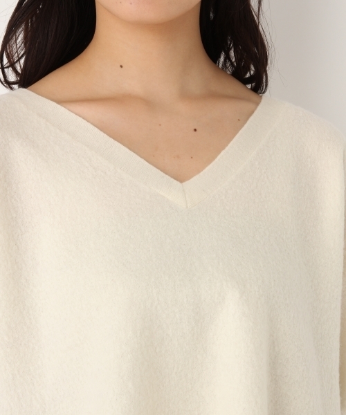 A part by（アパートバイ）の「12GWアッシュクVPOLS　738749 （ニット/セーター・レディース・グレー/ブラック/ホワイト/キャメル/ピンク・FREE）」の13枚目の写真