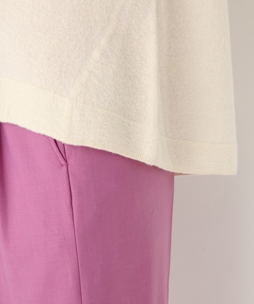 A part by（アパートバイ）の「12GWアッシュクVPOLS　738749 （ニット/セーター・レディース・グレー/ブラック/ホワイト/キャメル/ピンク・FREE）」の16枚目の写真