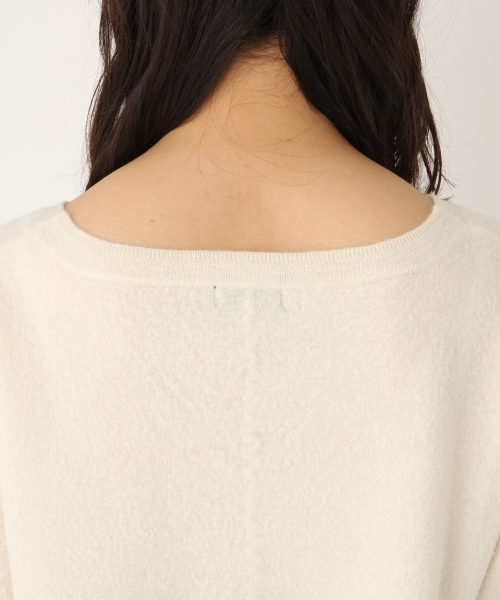 A part by（アパートバイ）の「12GWアッシュクVPOLS　738749 （ニット/セーター・レディース・グレー/ブラック/ホワイト/キャメル/ピンク・FREE）」の17枚目の写真