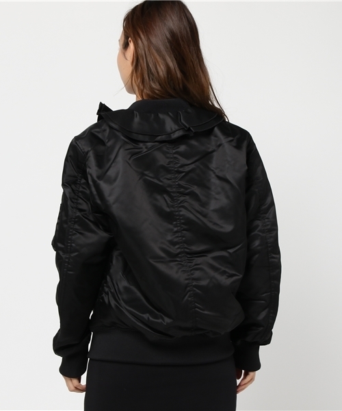 DIESEL(ディーゼル)の「00SVJE0TANV(ブルゾン・レディース・カーキオリーブ/ブラック/バーガンディー・SMALL/XX-SMALL/X-SMALL/MEDIUM/LARGE)」の6枚目の写真