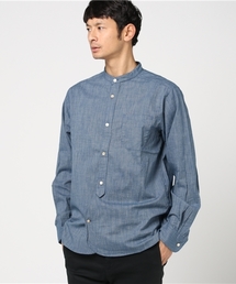 WORK NOT WORK URBAN RESEARCH | WORK NOT WORK INDIGO STRIPE GRANDAD SH(シャツ/ブラウス)