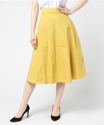 Re:EDIT | [大人の夏フレア。]コットン100％バックゴムフレアスカートボトムス/スカート/ロング・マキシ丈（76cm～）[リエディ](スカート)