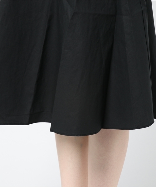 Re:EDIT（リエディ）の「[大人の夏フレア。]コットン100％バックゴムフレアスカートボトムス/スカート/ロング・マキシ丈（76cm～）[リエディ]（スカート・レディース・グリーン/マスタード/ブルー/ブラック・LARGE/MEDIUM）」の10枚目の写真