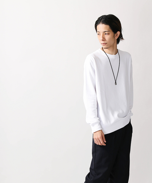 WEGO(ウィゴー)の「WEGO/サイドリブ裏毛プルオーバー(スウェット・メンズ・ホワイト/ブラック/ネイビー/オートミール/杢グレー/ワイン・SMALL/MEDIUM/LARGE)」の15枚目の写真