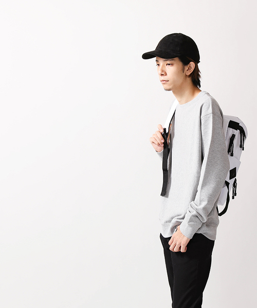 WEGO(ウィゴー)の「WEGO/サイドリブ裏毛プルオーバー(スウェット・メンズ・ホワイト/ブラック/ネイビー/オートミール/杢グレー/ワイン・SMALL/MEDIUM/LARGE)」の22枚目の写真