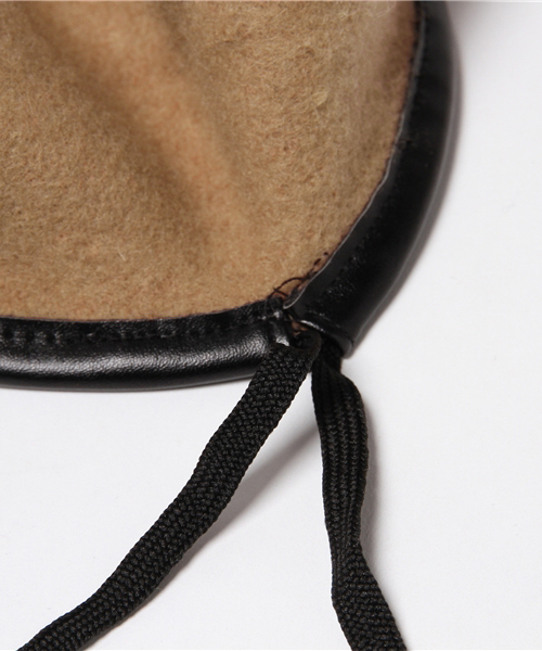 WEGO(ウィゴー)の「WEGO/パイピングベレー帽(ハンチング/ベレー帽・レディース・グレー/ブラック/ワイン/ベージュ/ホワイト・FREE)」の6枚目の写真