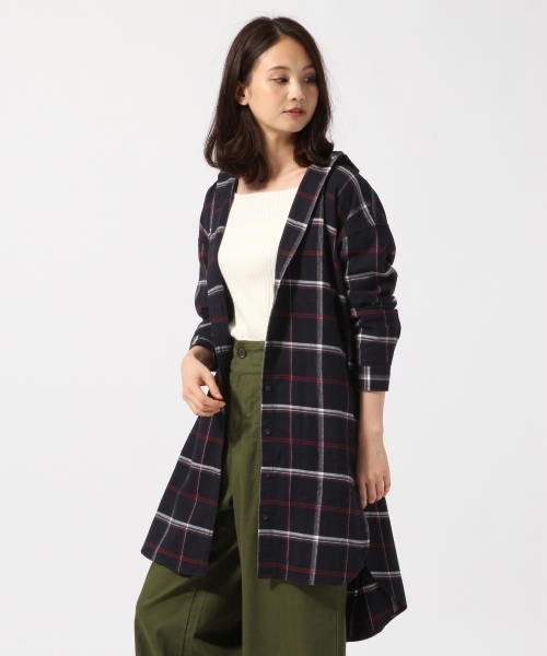 GLOBAL WORK(グローバルワーク)の「ソフトフランネルワンピース/762670(ワンピース・レディース・ブラック/ネイビー/レッド/イエロー/ブルー・MEDIUM/LARGE)」の3枚目の写真