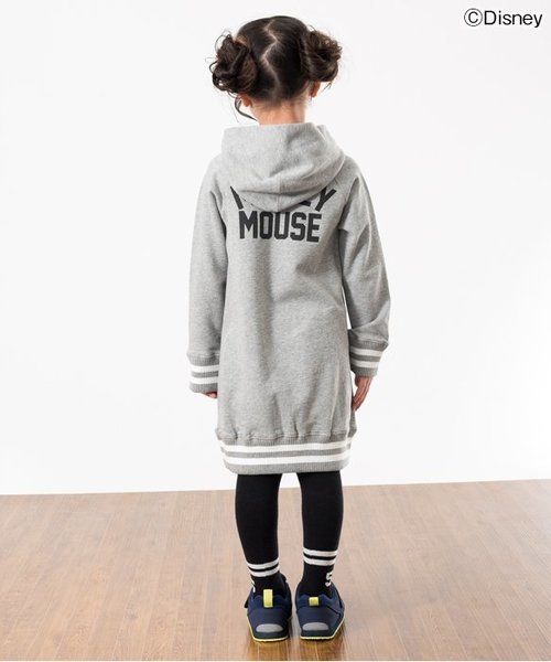 BREEZE（ブリーズ）の「Disney（ディズニー）パーカーワンピ（ワンピース・キッズ・キナリ/グレー/ネイビー・95/120/110/100/140/130/80/90）」の11枚目の写真