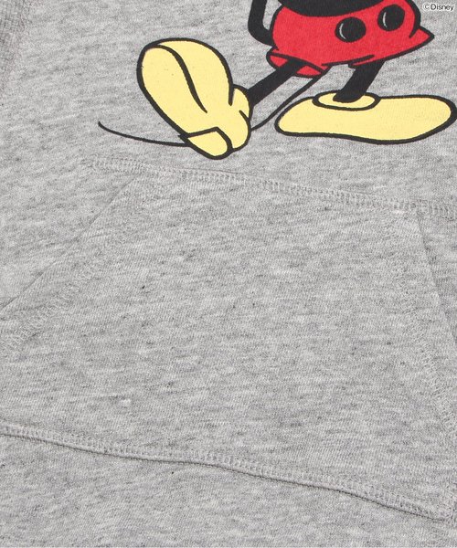 BREEZE（ブリーズ）の「Disney（ディズニー）パーカーワンピ（ワンピース・キッズ・キナリ/グレー/ネイビー・95/120/110/100/140/130/80/90）」の6枚目の写真