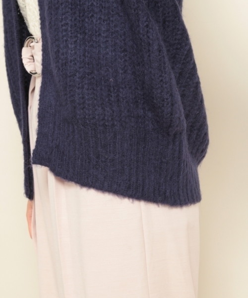 PAGEBOY(ページボーイ)の「モヘア混ロングカーディガン(カーディガン/ボレロ・レディース・ネイビー/ピンク/グレイッシュベージュ・FREE)」の22枚目の写真