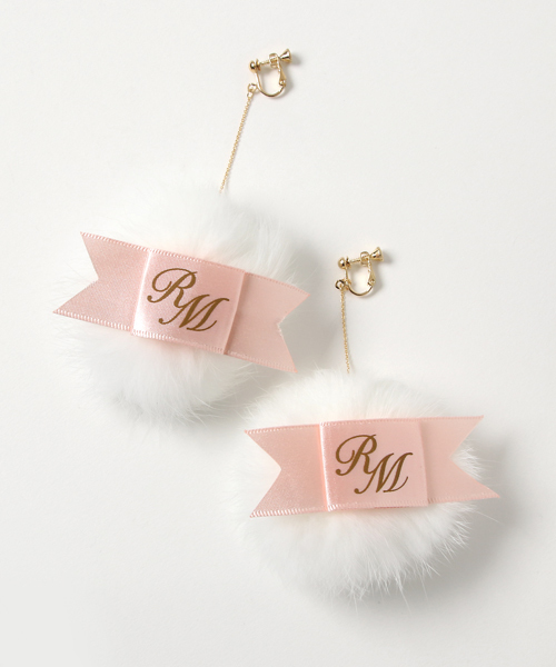 RoseMarie seoir（ローズマリーソワール）の「パフイヤリング（イヤリング・レディース・パープル/ピンク/ホワイト・FREE）」の7枚目の写真