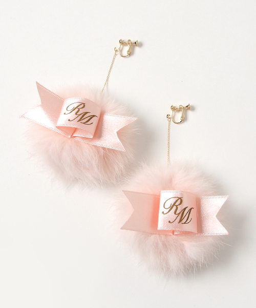 RoseMarie seoir（ローズマリーソワール）の「パフイヤリング（イヤリング・レディース・パープル/ピンク/ホワイト・FREE）」の8枚目の写真