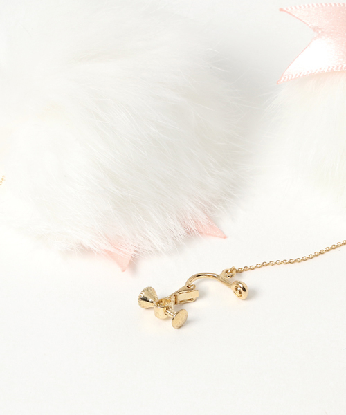 RoseMarie seoir（ローズマリーソワール）の「パフイヤリング（イヤリング・レディース・パープル/ピンク/ホワイト・FREE）」の4枚目の写真